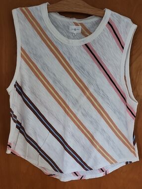 Loft Lou&Grey Striped Sleeveless Shirt